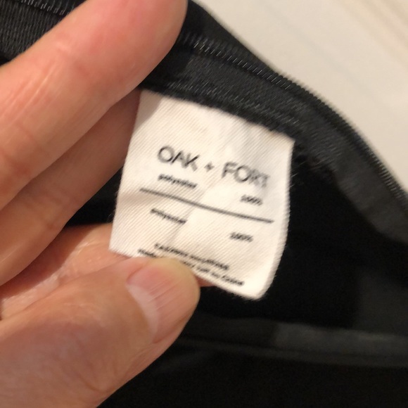 OAK & FORT black jumpsuit SIZE XS - Picture 5 of 8